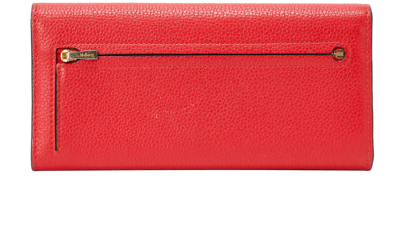 Mulberry Continental Purse, &pound;250, Accessories, Red, Leather, Back view